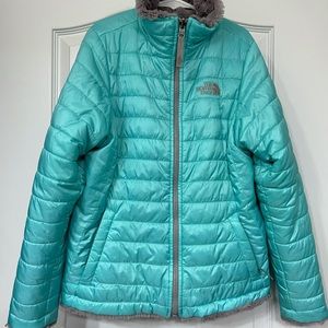 Girls North Face Reversible Jacket